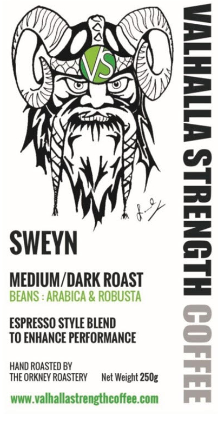 Valhalla Strength Coffee - Sweyn Medium/Dark Roast