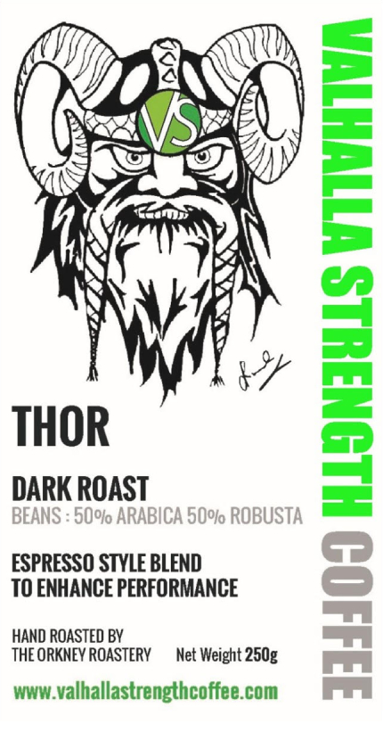 Valhalla Strength Coffee - Thor Dark Roast